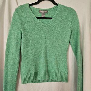 Grayson & Dunn 100% cashmere  v-neck sweater SZ PS